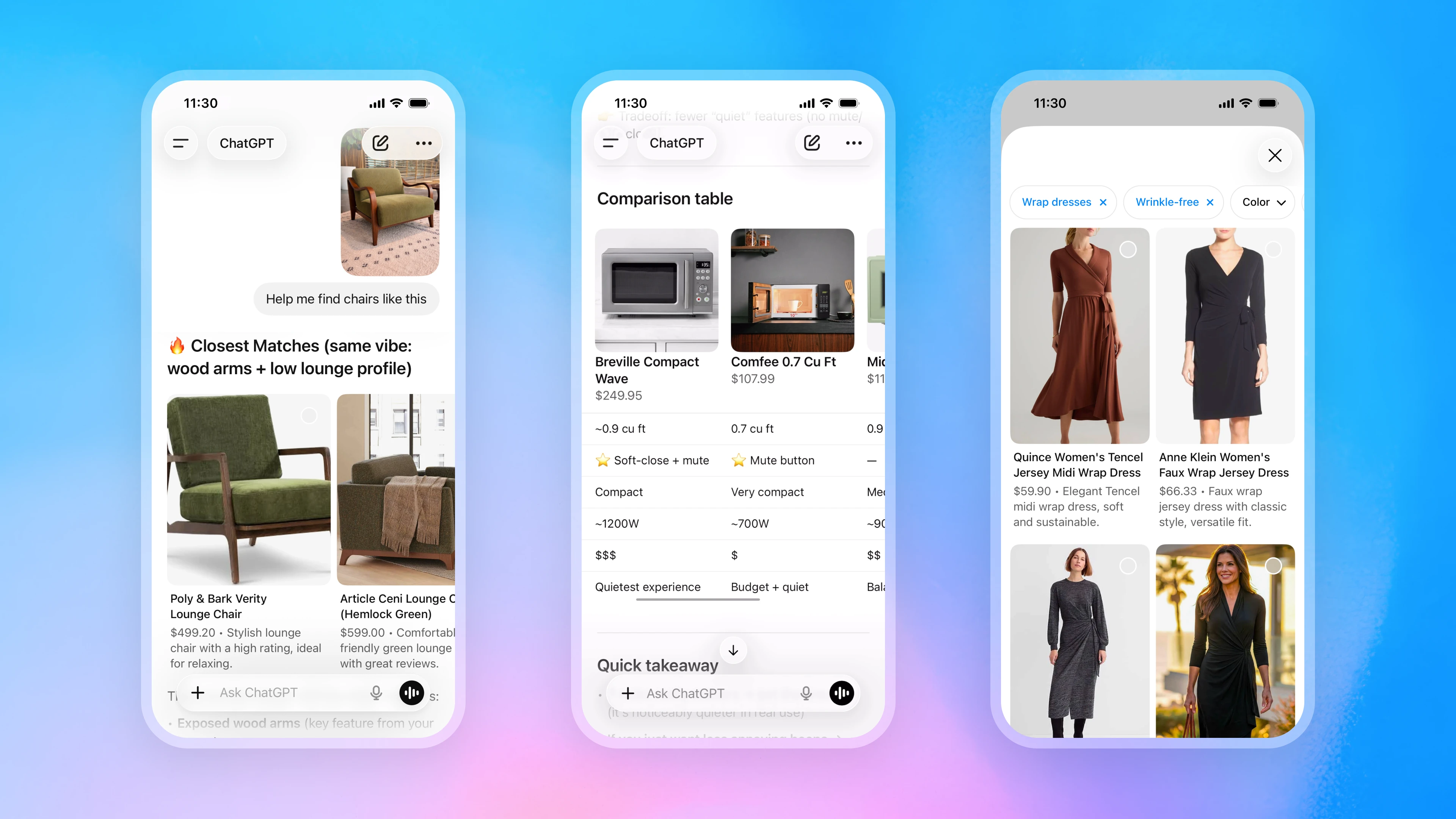 ChatGPT Gets AI Shopping Upgrade With Product Discovery and Side-by-Side Comparisons