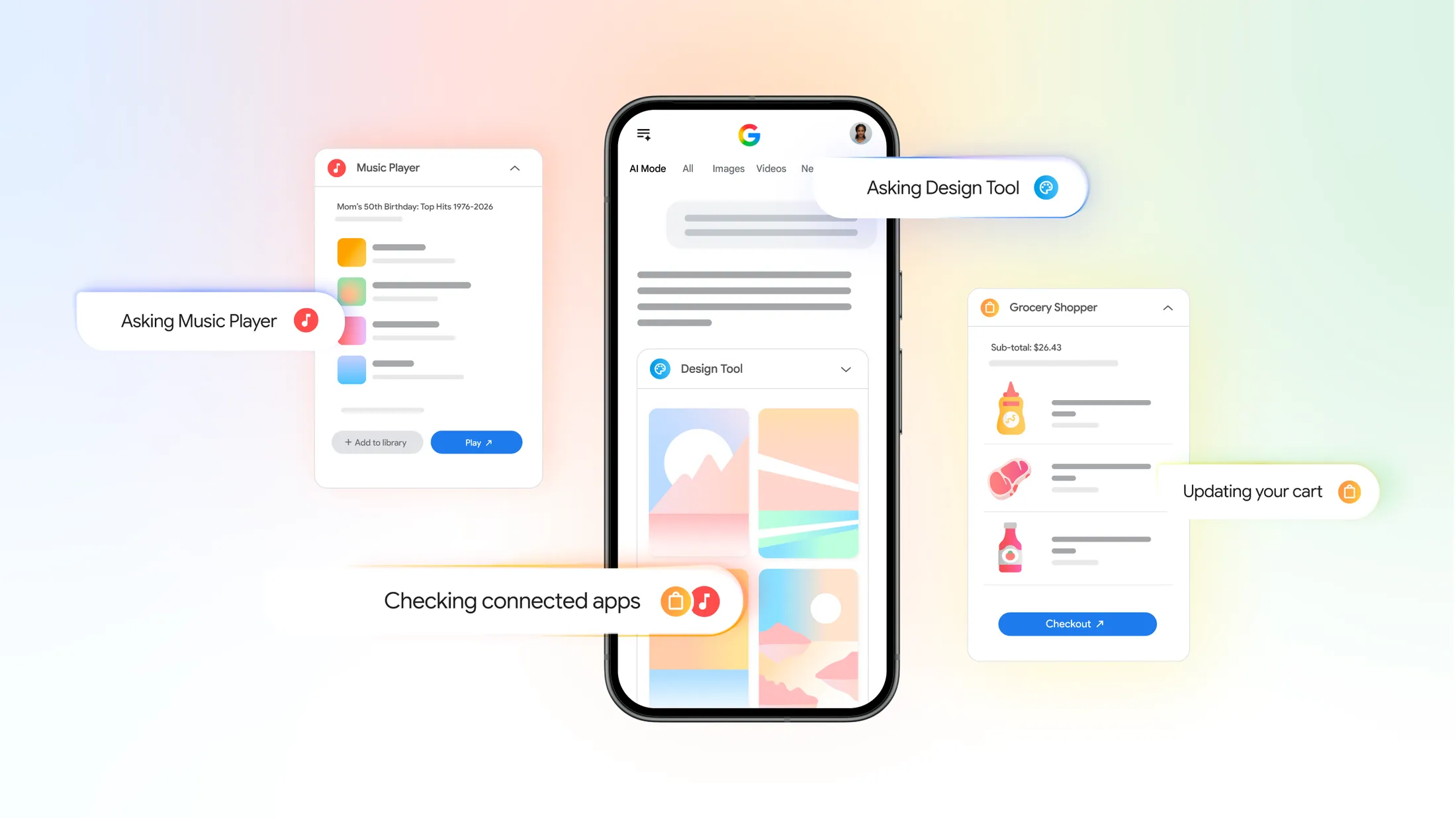 Google Brings Third-Party App Connections to Search AI Mode