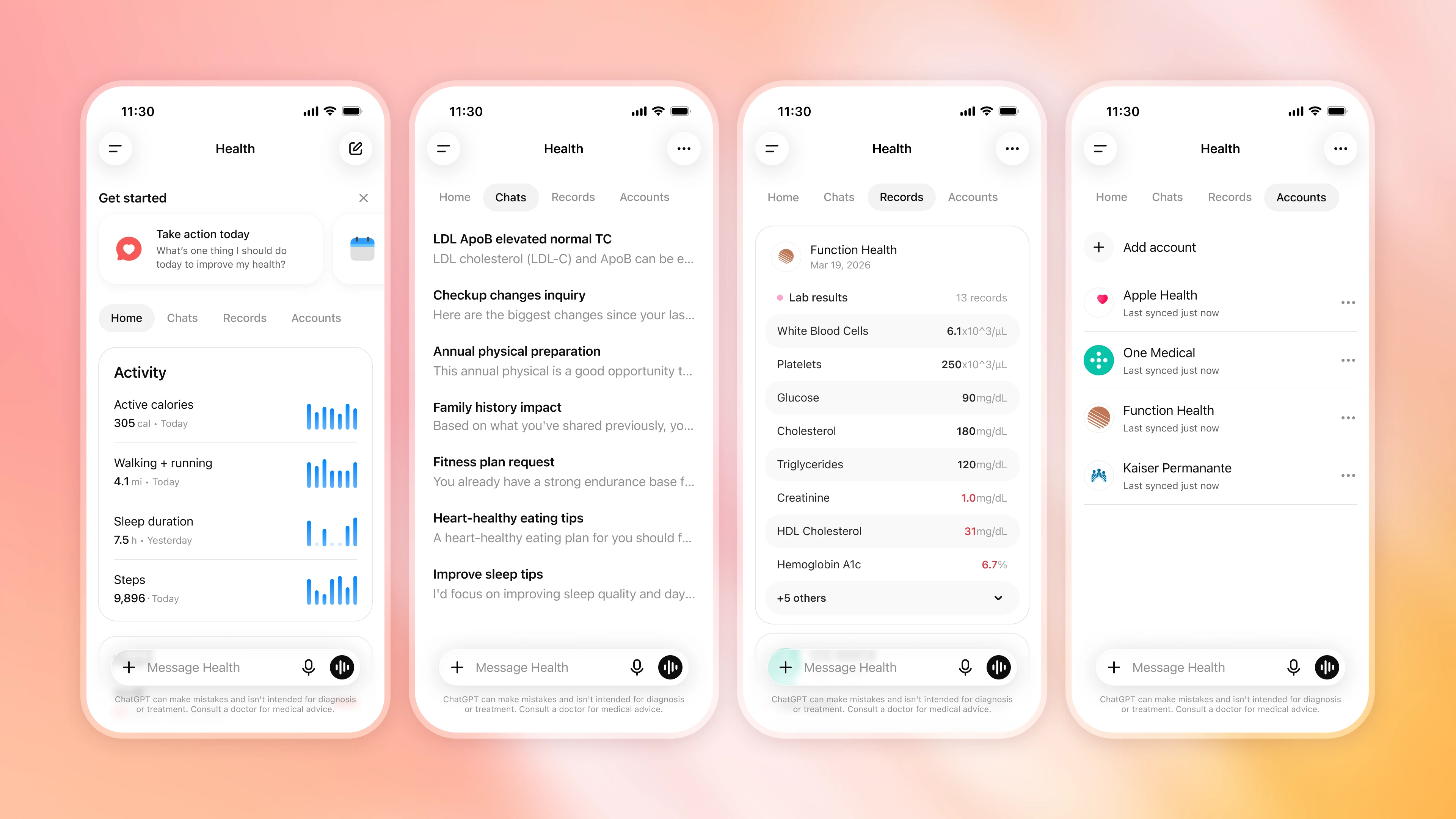 ChatGPT Health Rolls Out in the U.S. With Apple Health Support and Medical Records