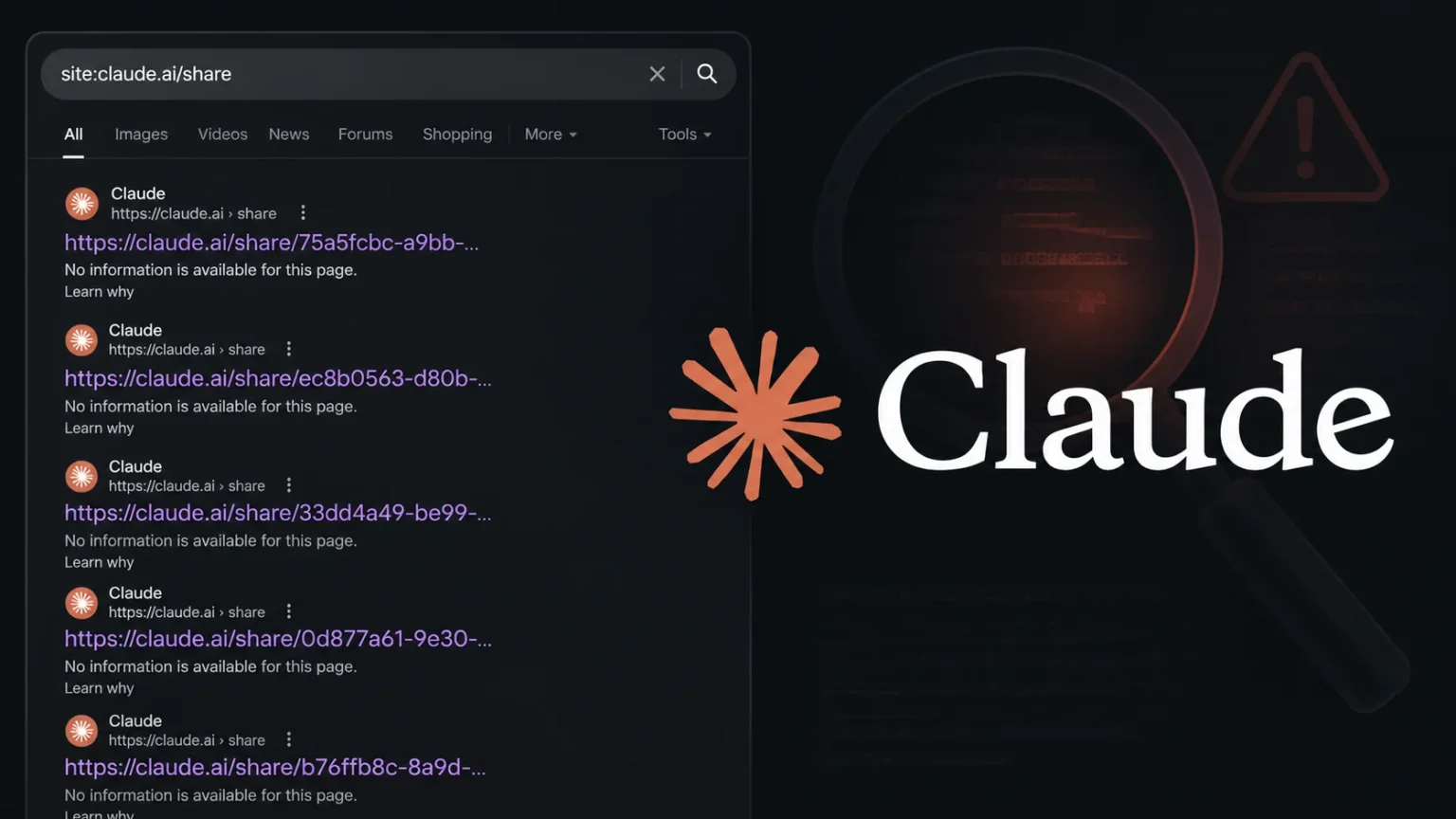 Claude AI Privacy Scare: Shared Conversations Appeared in Google Search Results