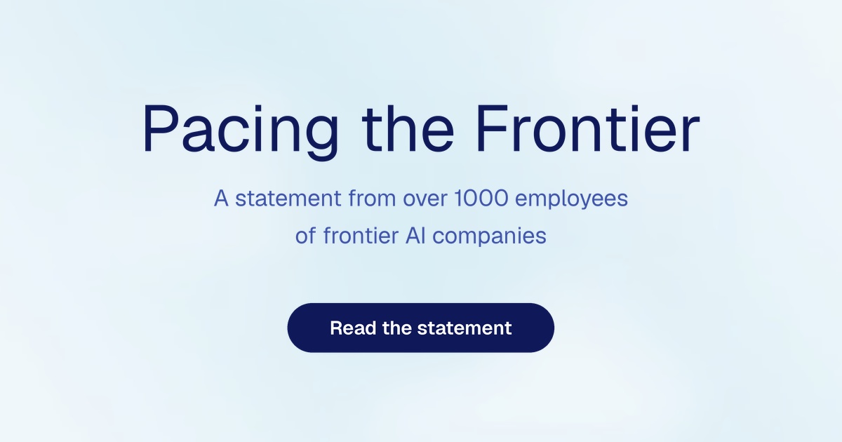 More Than 1,100 AI Researchers Call for International Framework to Pace AI Progress