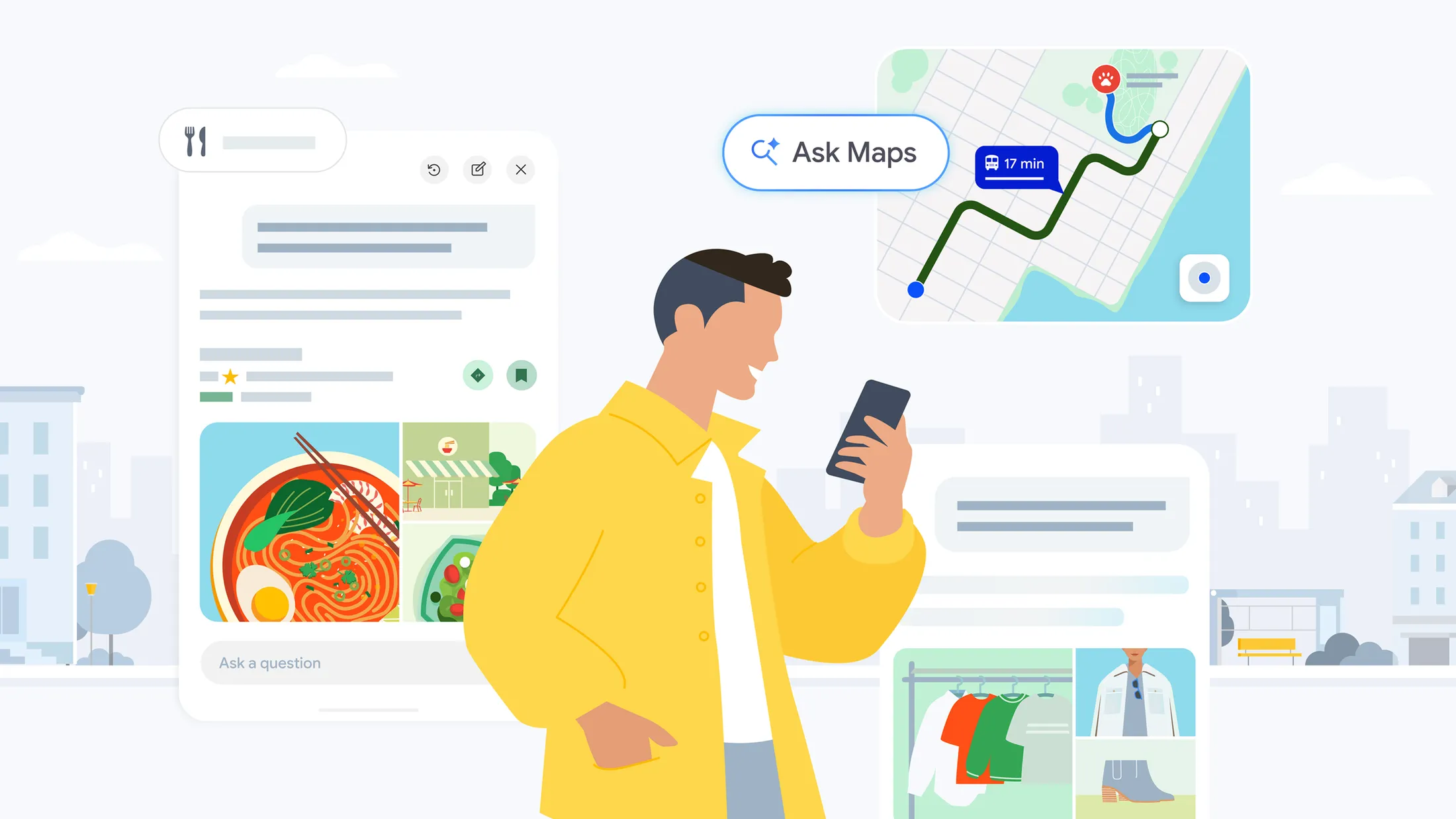 Google Maps Adds AI Food Ordering, Hotel Search, and Live Transit With New Ask Maps Update