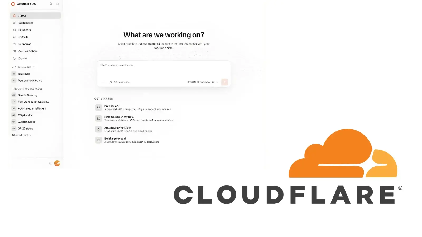 Cloudflare Open Sources AI Agent Platform Cloudflare OS With Built-In Security for Vibe Coding