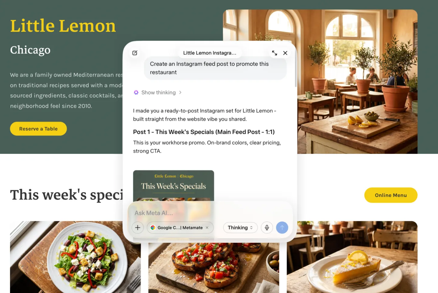 Meta AI Comes to Mac With Instagram, Facebook and Google Workspace Integration