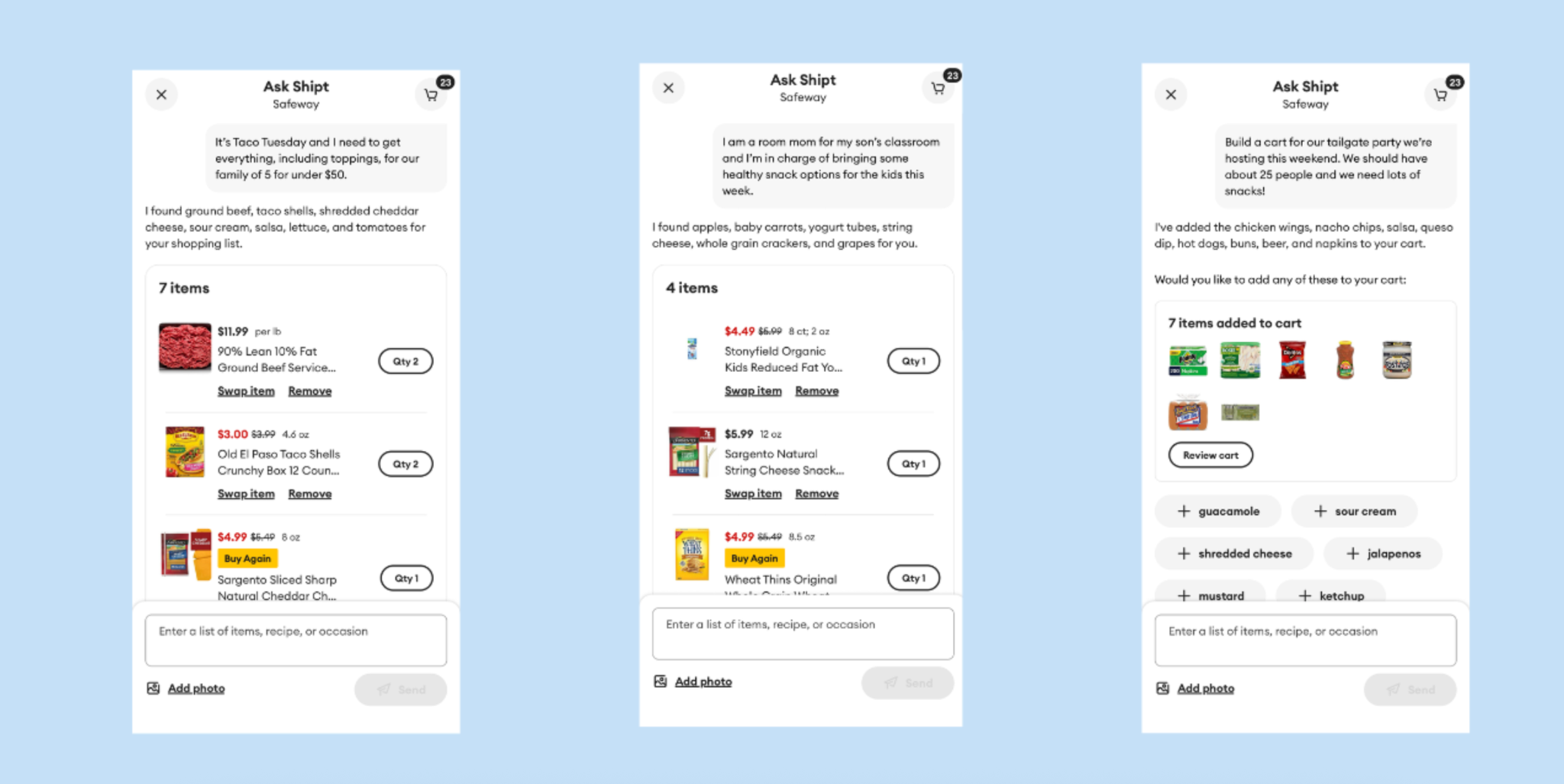 Ask Shipt Uses AI to Turn Prompts, Recipes and Photos Into Ready-to-Buy Carts