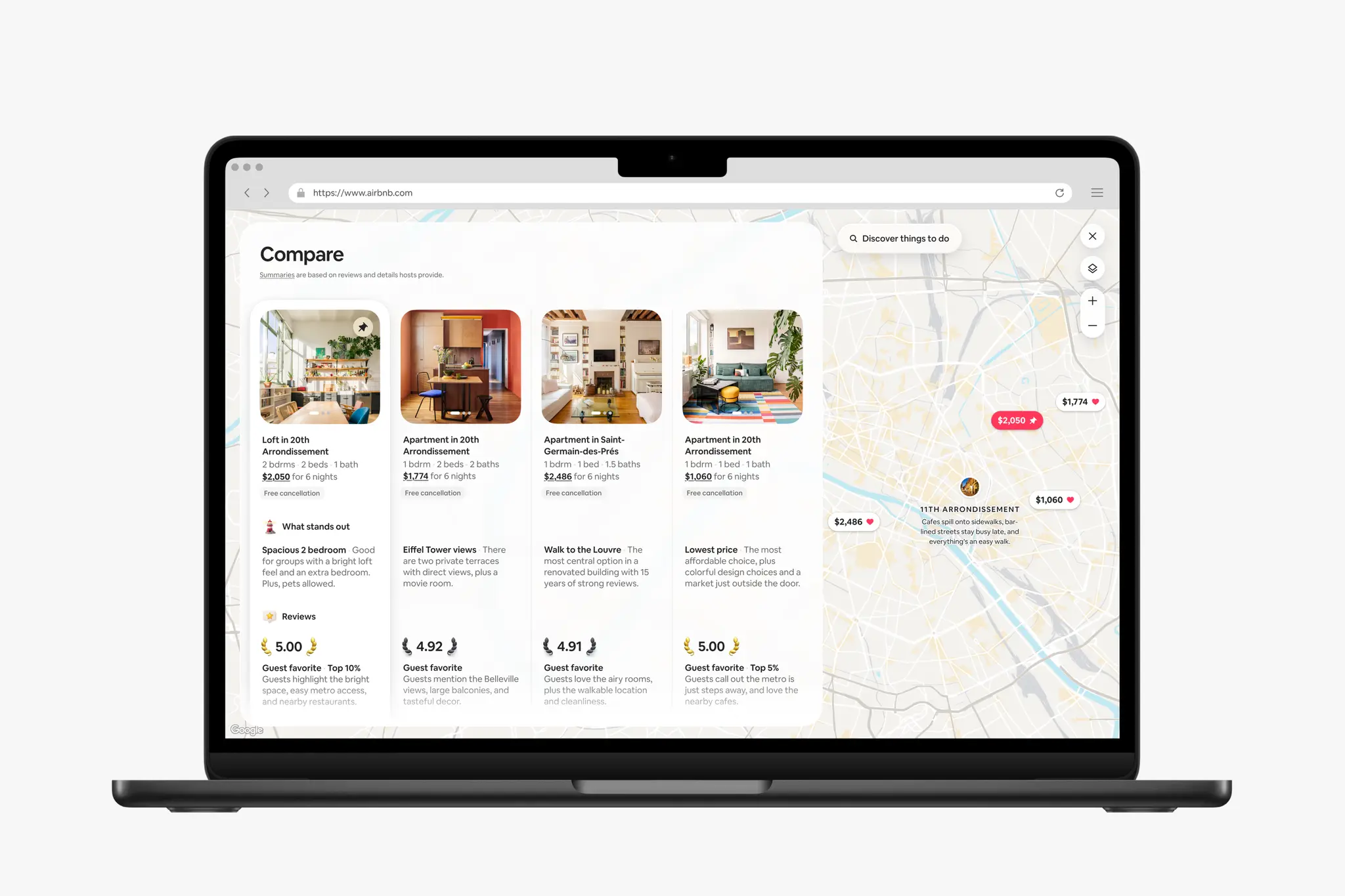 Airbnb Adds AI Search, Social Travel Maps and New Guest Services in Fall Update