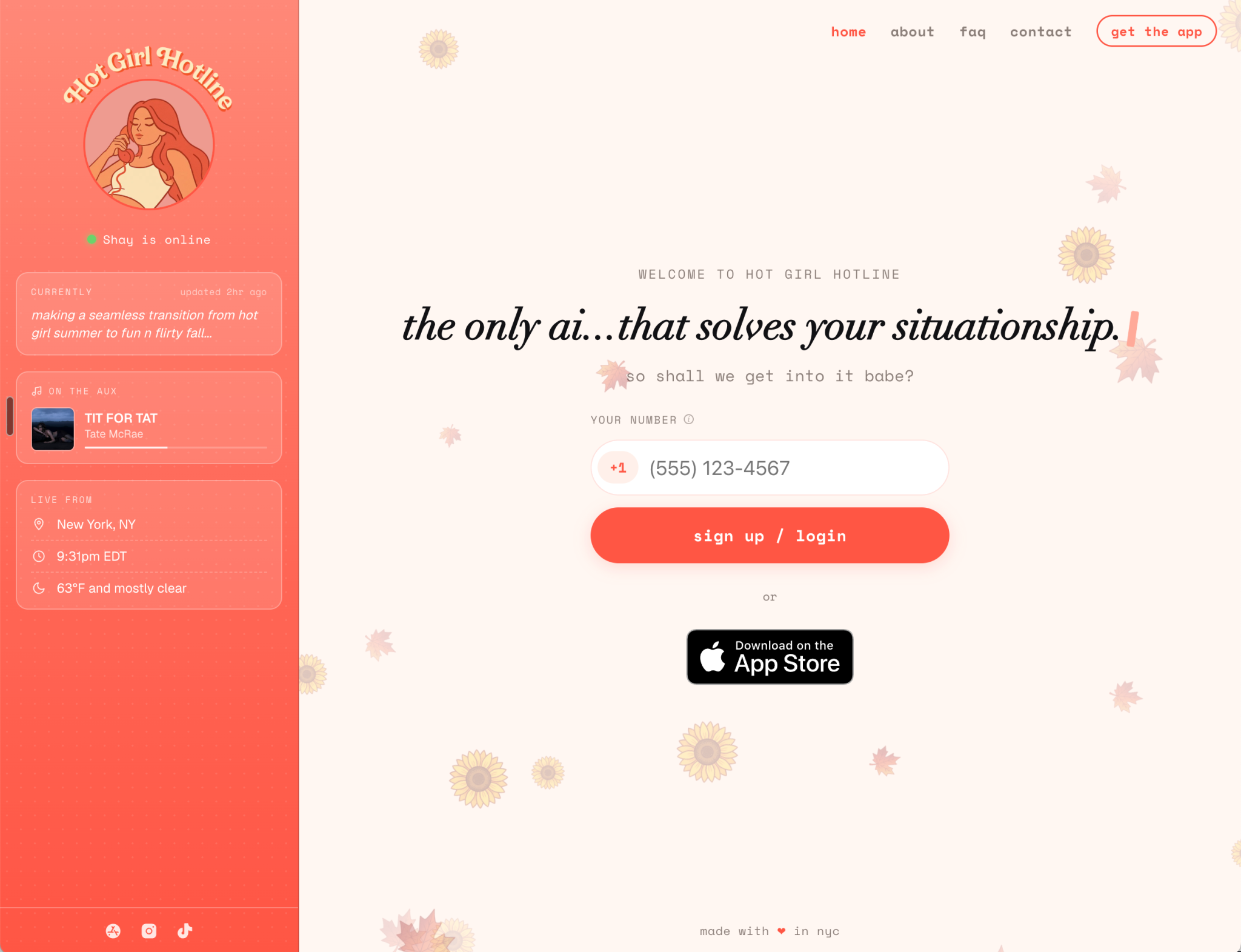 Hot Girl Hotline Uses AI to Offer Dating and Relationship Advice