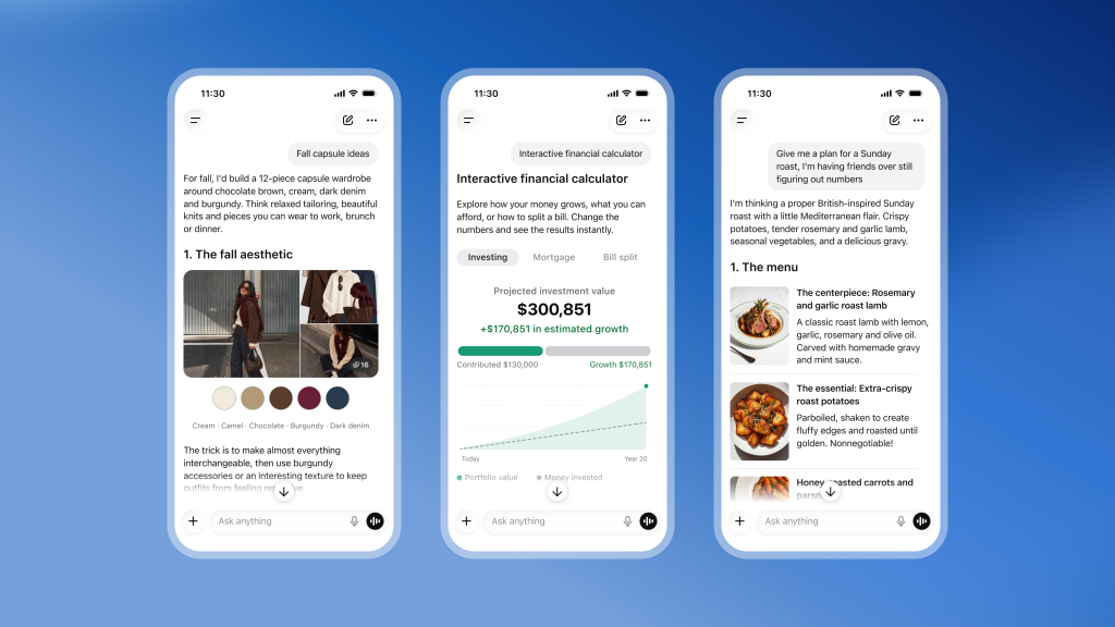 ChatGPT’s New ‘Intelligent UI’ Turns Answers Into Interactive Visual Experiences