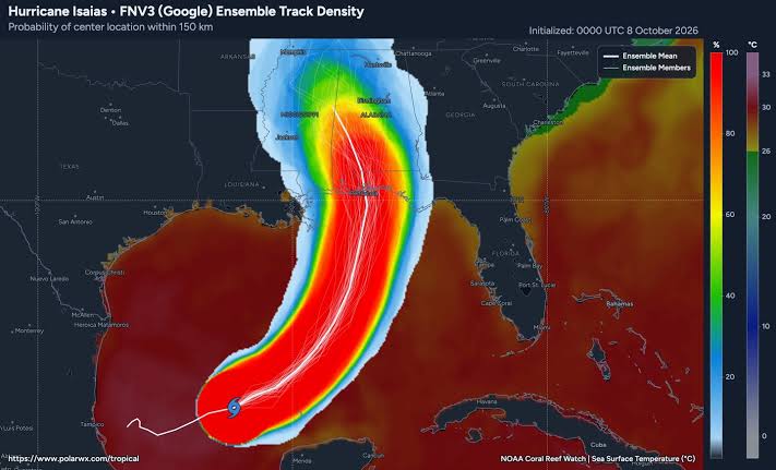 Google's AI Weather Model Nailed Hurricane Isaias' Path While Traditional Forecasts Missed